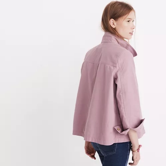 Madewell Warren jacket m/l bust 38 lavender color - Picture 3 of 6